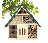 Maisons à abeilles de jardin Déco de Jardin en Bois Résistant aux | Maison à pollinisateurs et hôtel extérieur pour coccinelles pour arbre, arrière-cour, verger, balcon, terrasse, cour
