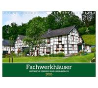 Maisons à colombages - Bâtiments historiques autour de Simmerath, Version française (Calendrier mural 2026 DIN A4 portrait), Calendrier CALVENDO mensuel