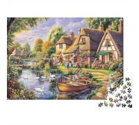 Maisons attrayantes, Jeux créatifs, stimulants et Amusants, adaptés au Divertissement et à l'éducation en Famille, 300 pièces (40 x 28 cm)