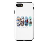 Maisons Blanches, dômes Bleus et mer - Vacances Santorin Coque pour iPhone SE (2020) / 7/8