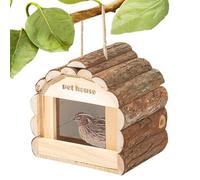 Maisons de colibri, nichoir en bois pour l'extérieur, nichoir à oiseaux à suspendre en plein air, cage à oiseaux en bois pour couvrir, cage à oiseaux pour balcon, cour, terrasse