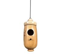 Maisons de colibris | Protection en bois contre la pluie décorative et adorable - Jardin avec cintre pour oiseaux | Utilisation extérieure : jardin, balcon, arrière-cour, patio, porche et terrasse