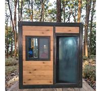 Maisons de conteneur pliables modernes pour bureaux, magasins, séjour temporaire, maison de glamping, cabane de jardin