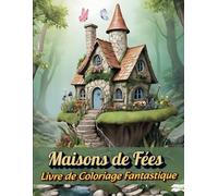 Maisons de Fées Livre de Coloriage Fantastique: 50 Dessins de Maisons de Fées à Colorier pour se Détendre.