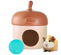 Maisons de hamster, Maison de hamster | Cool Ceramic Cute Acorn Camester Cave - Décoration de cage unique, décorations d'habitat pour petits animaux pour hamsters nains, gerbilles, hamster syrien