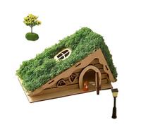 Maisons de Jardin féerique,Étagère Bois pour déco | Maquette de Maison de | Idée Cadeau pour décoration de Noël, maisonnette à Assembler, activité créative Enfant, Fille, garçon