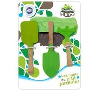 Maisons de jardin Planète Plante MGM Les outils du p'tit jardinier 3 pièces et Gants G