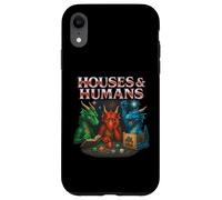 Maisons de Jeu et Humains drôles RPG Gamer Hommes Garçons Enfants Coque pour iPhone XR