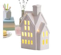 Maisons de Noël en céramique - Décoration de maison en céramique pour le bureau | Pièce centrale de Noël - Pour la maison de vacances sur la table - Étagère de cheminée - Décoration saisonnière Ferme