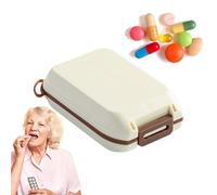 Maisons de pilule - Conteneur de médicaments portables | Boîte de pilule étanche compacte pour un usage quotidien et la construction consciente de l'environnement offre à cet organisateur avec un