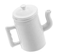 Maisons de poupées à l'échelle 1/12 en métal avec couvercle à charnière - Ustensiles de cuisine miniatures rétro - Accessoires décoratifs en métal pour maisons de poupées rétro avec couvercle