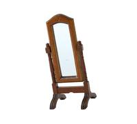 Maisons de poupées miniatures en verre 1/12 échelle accessoires chambre à coucher verre pour projet de modèle vintage décoration scène miniature dressing miroir