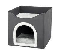 Maisons de pour intérieurs - abri de Chat extérieur imperméable avec Doublure isolée, Maison de Compagnie Couverte Pliable | Lit de Nidification Chaude pour errants, Petite Cabine de