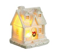 Maisons De Village De Noël | Maisonnette de Village Lumineuse | Décoration D'intérieur pour Hiver Cheminée Appui De Fenêtre Appartement Fête Magasin Fête