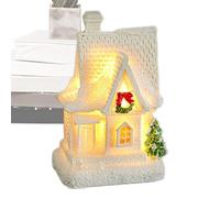 Maisons de Village de Noël, Maisonnette de Village Lumineuse, Décoration D'intérieur pour Vitrine Appartement Cheminée Étagère Fête