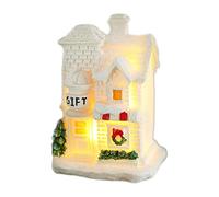Maisons de Village de Noël - Maisons De Village De Noël Illuminées par LED | Décoration D'intérieur pour Hiver Cheminée Appui De Fenêtre Appartement Fête Magasin Fête