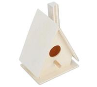 Maisons d'oiseaux en Bois Belle en Plein air Suspendus Oiseaux Maisons nids Cage décoration de Jardin Ornement avec des tentures Cordes adapté pour Les Oiseaux de se Reposer,