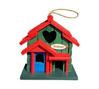 Maisons d'oiseaux pour l'extérieur | Nid esthétique | Jolie maison de merle bleu pour l'extérieur | pour rouge-gorge, moineau, inséparable, pinson, extérieur, jardin, cour, porche, terrasse, balcon