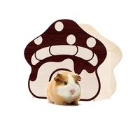 Maisons Et Abris Pour Hamsters,Habitat En Forme De Champignon Résistant Aux Morsures | Maison En Bois Pour Hamster - pour Lapin Chinchilla Gerbille Furet Hérisson