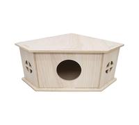 Maisons et habitats pour hamsters, maison pour hérisson,Cabane en peau de bois | Habitat pour petits animaux, maison de hamster robuste pour une vie naturelle, fournitures pour animaux de compagnie po