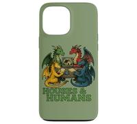 Maisons et Humains drôles Dragon Art Geek Humour Dragons Coque pour iPhone 13 Pro Max