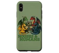 Maisons et Humains drôles Dragon Art Geek Humour Dragons Coque pour iPhone XS Max