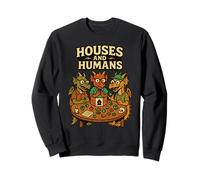 Maisons et Humains drôles Geek RPG Nerd Gamers Homme, Femme, Enfant Sweatshirt