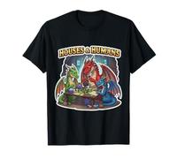 Maisons et Humains Jeu de rôle drôle Jeu de rôle Fantasy Lover RPG T-Shirt