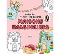Les mini colos d'Andréa - Maisons imaginaires: coloriage cosy par Andréa_drw_ - illustratrice des réseaux - format mignon - 70 illustrations originales