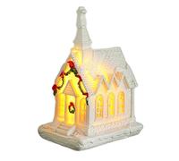 Maisons lumineuses de Noël - Cottage de table LED, figurine de vacances d'hiver, affichage festif pour la maison | Scène éclairée pour manteaux de cheminée, fenêtres d'appartement, vitrine, fêtes, déc