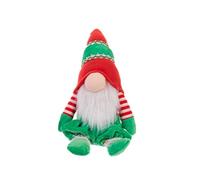 Maisons Ornement Nain de Noël en Tissu Jolie Poupée Décoration pour la Maison, Vacances Festives, Pièce de Conversation Unique Idée Parfaite Accessoires de Maison de Poupée Cuisine (C, 38 x 18 cm)
