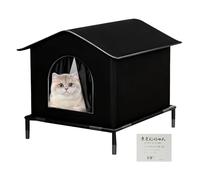 Maisons pour Chats D'Extérieur - Nid Isolé Et Imperméable,Maison pour Chat D'Extérieur avec Base Surélevée pour Le Hiver | pour Chien, Chaton, Poule, Lapin Durant l'hiver À