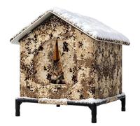 Maisons pour chats d'hiver isolées et imperméables pour la saison froide | Abri d'extérieur en tissu Oxford pour chat, balcon, jardin, parc, garage, grange, coin de rue