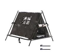 Maisons pour Chats pour Une Utilisation en extérieur, imperméable, Chaude et Coupe-Vent - Maison Triangulaire pour Chat pour la extérieure | pour terrasse, Balcon, arrière-Cour, Jardin, Parc