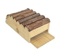 Maisons pour chauve-souris, abri résistant aux intempéries, 18 x 28 x 15 cm, abri d'extérieur pour chauve-souris, habitat à montage sur arbre, construction robuste, idéal pour la cour, le jardin, la