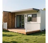 Maisons préfabriquées à haut rendement de maison de conteneur de qualité d'investissement, petites maisons à vendre avec de faibles frais généraux, actif rentable
