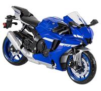 MAISTO - 1:12 Modèle réduit compatible avec Yamaha Réplique Modèle miniature Moto YZF R1 2021 (Bleu)