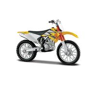 Maisto- 1:18 Moto Suzuki RM-Z 250, M34007-04047, Coleurs Assorties