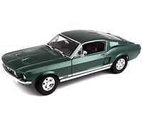 Maisto - 1/18 Scale Compatible with Ford Mustang GTA Fastback (1967) Green