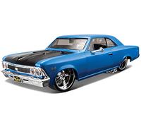 Chevrolet Chevelle Ss 396 1966 Classic Muscle Bleu 1:24 Model 31333 Maisto