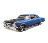 Chevrolet Chevelle Ss 396 1966 Classic Muscle Bleu 1:24 Model 31333 Maisto