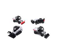 Maisto - 1/72 Fresh Metal Bobcat - Pack de 4 - Véhicule pour Enfant dès 3 Ans - M12435, Motifs et Couleurs Assorties
