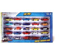 Maisto 12005 - Set de petites voitures - en métal - 25 unités - 7,5 cm