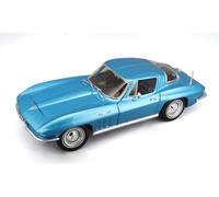 Maisto - 1965 CHEVROLET CORVETTE, métal bleu clair, 1:18