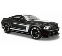 Maisto 2011 Ford Mustang Boss 302 31269M Mattschwarz, 1:24 Die Cast