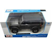 Maisto - 2021 Ford Bronco, gris foncé métallisé, 1:24