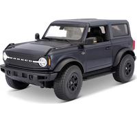 Maisto 2021 Ford Bronco Wildtrak Dark Blue Metallic with Dark Gray Top Special Edition 1/18 Diecast Model Car by 31456