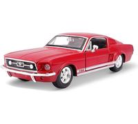 Maisto 31260 - Voiture miniature - Ford Mustang GT '67 (rouge, échelle 1:24)