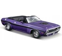MAISTO 31264-32 Dodge Challenger RT Convertible 1970 violet 1:24 Spécial