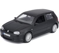 Maisto 31290 - Modèle De Voiture - Volkswagen Golf R32 (Noir Mat, Échelle 1:24)
